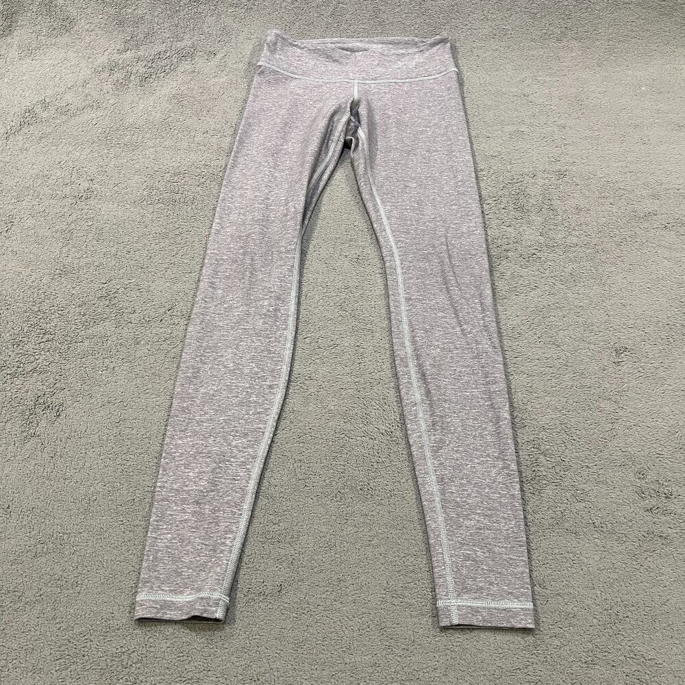 Lululemon Gray Activewear Yoga High-Waisted Athletic Leggings Women's Size 4